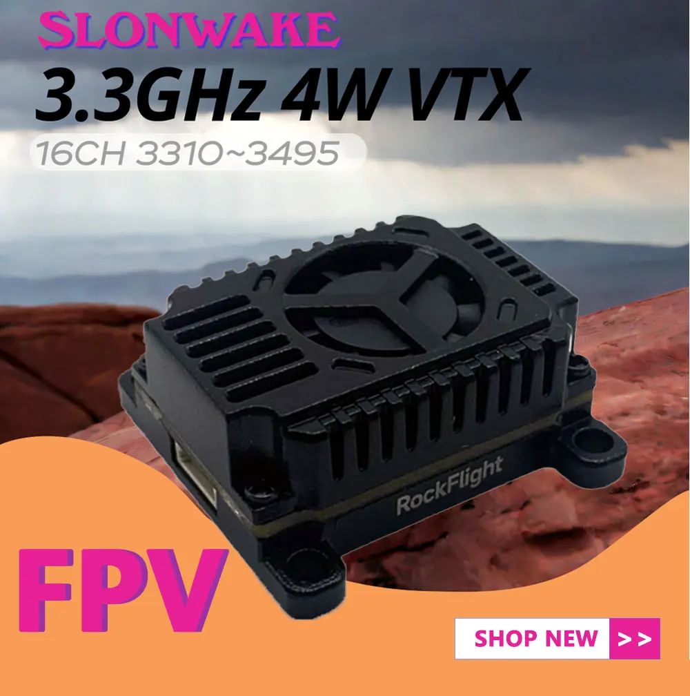 SLONWAKE FPV 3.3G 16CH 4000mW  - Drone Rc Remote review and price