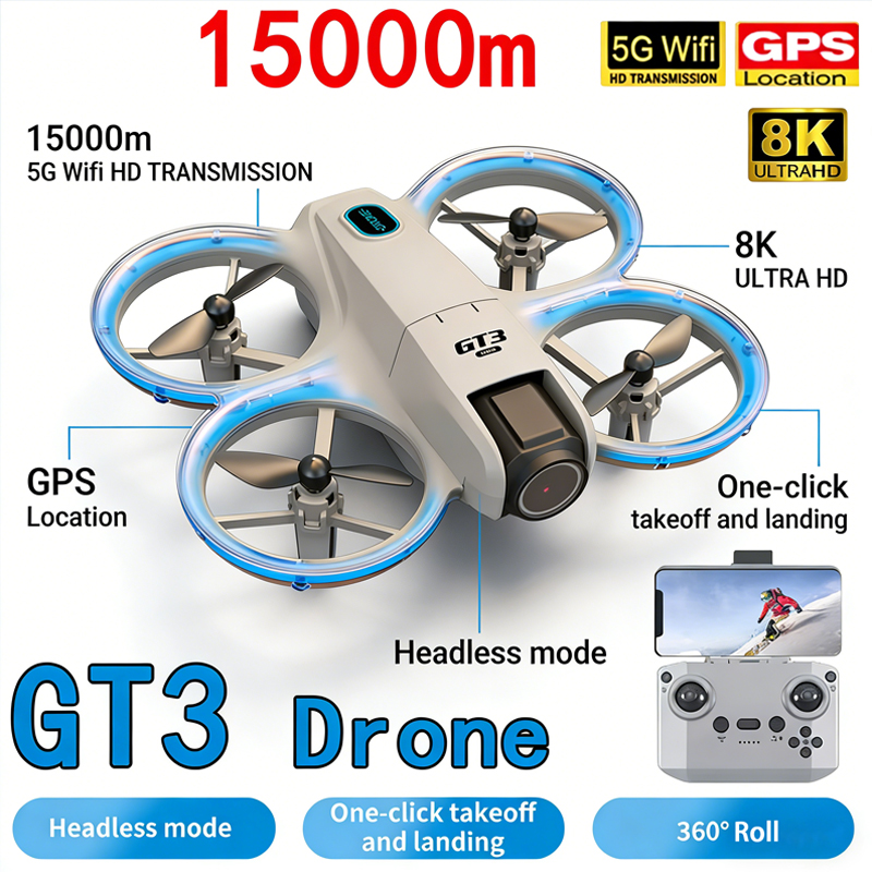 New GT3 MAX Drone 8K HD Aerial - Drone Gt3 Rc review and price