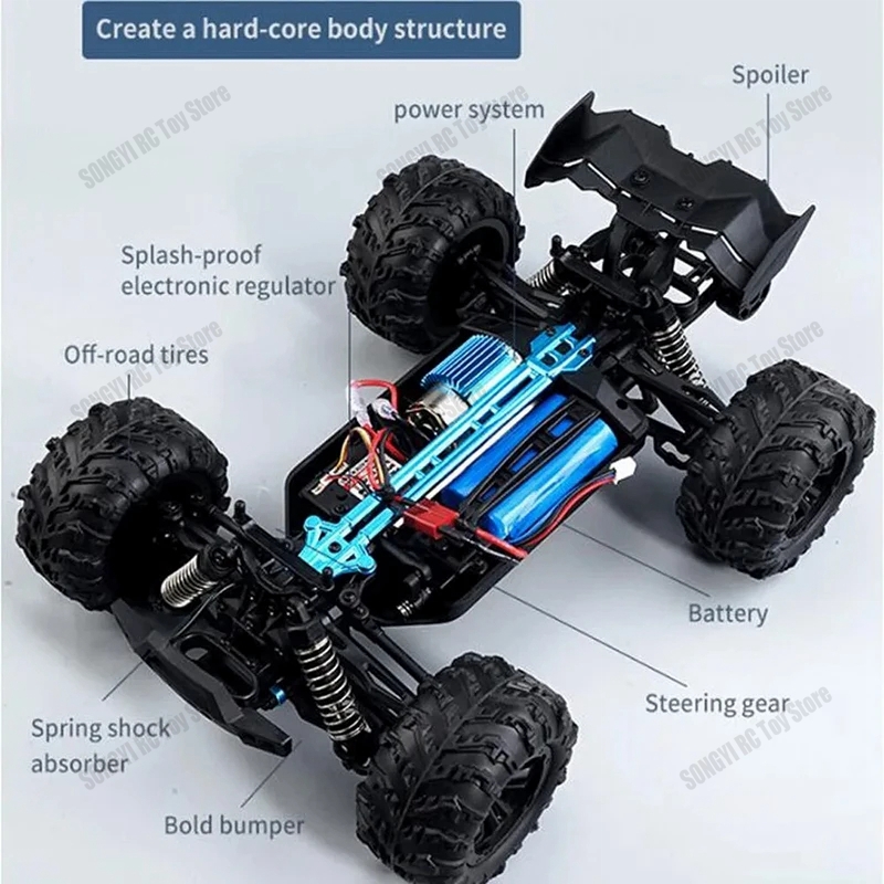 16103 Fast Rc Cars 50km/h 1/16 - Drone Bike Rc review and price