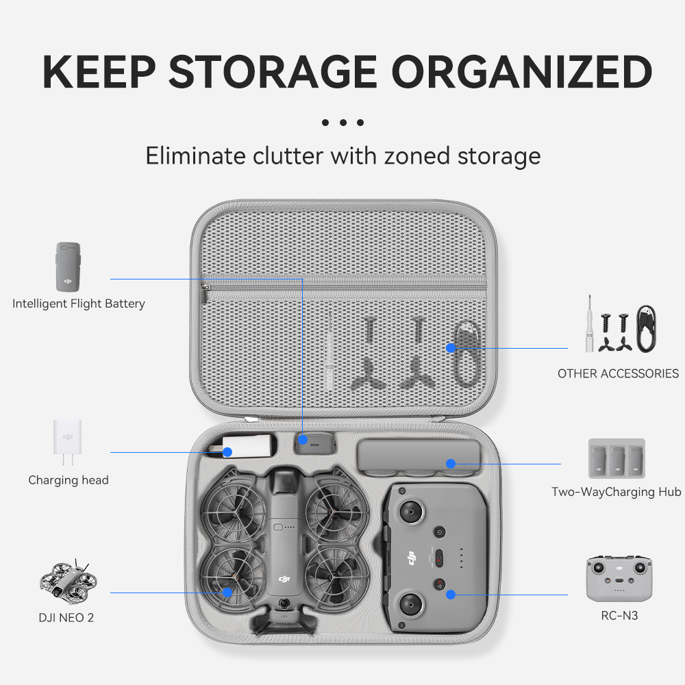 XFJI Travel Organizer Bag for  - Drone Neo Rc review and price