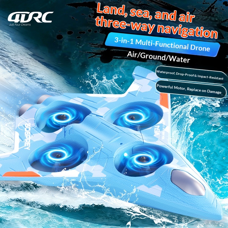 Sosprey 3 In 1 Sea Land Air Rc - Rc Drone And Flying Car review and price