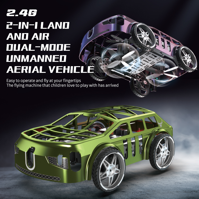 RC Drone 2 In 1 Air-Ground Fly - Rc Drone And Flying Car review and price
