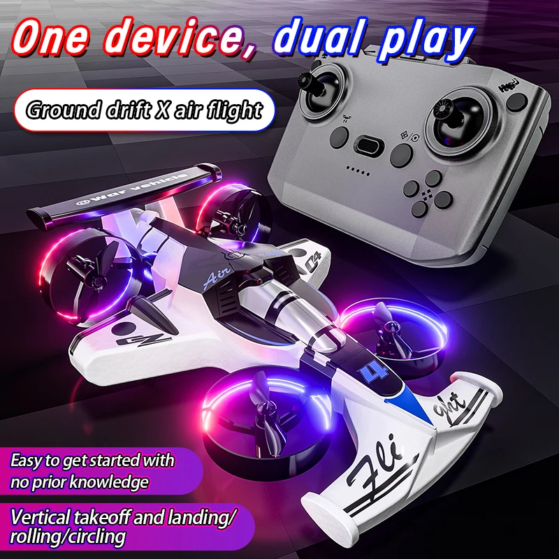 2 IN 1 Remote Control Quadcopt - Rc Drone And Flying Car review and price