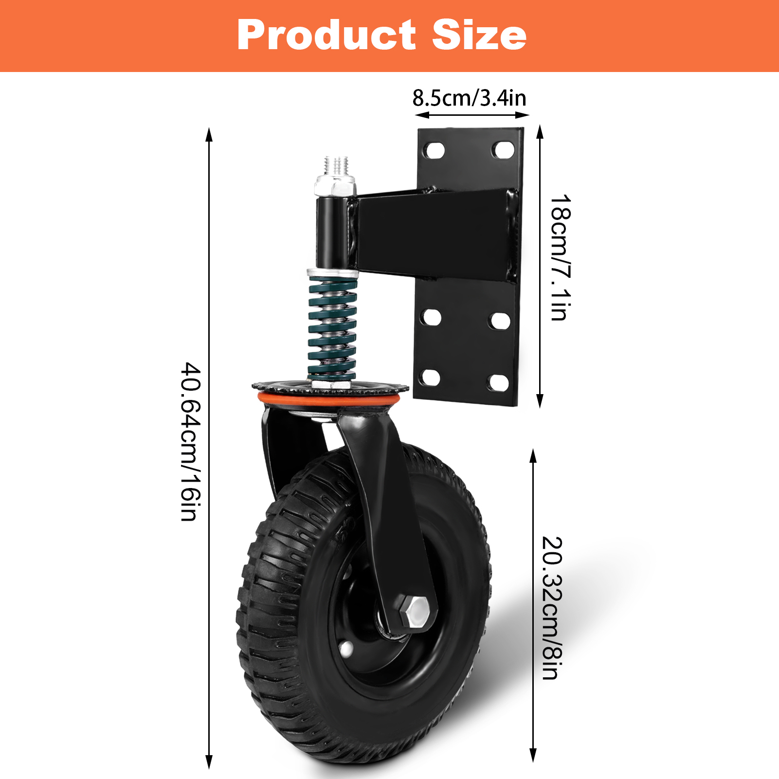 Spring Loaded Fence Gate Wheel - Heavy Lift Drone Frame review and price