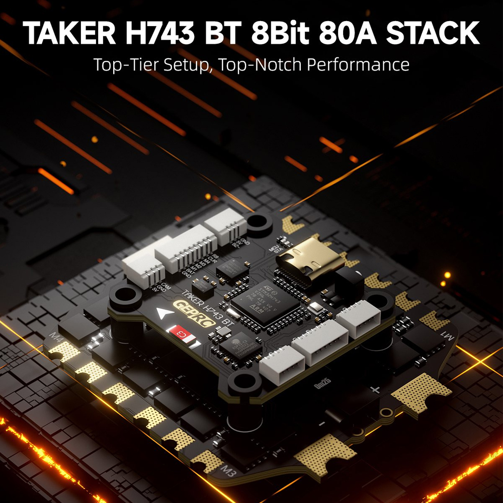 GEPRC TAKER H743 BT 8Bit 80A S - Analog Fpv Transmitter review and price