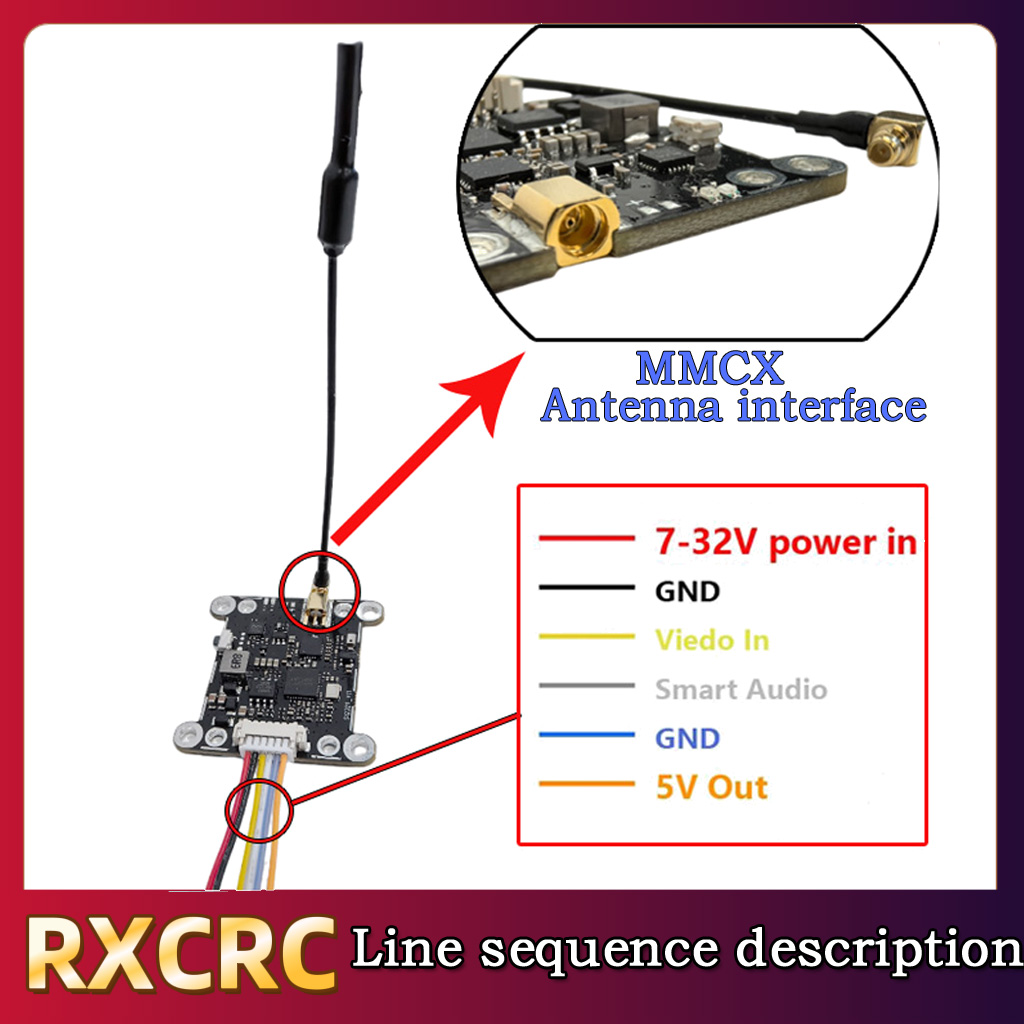 RXCRC 5.8G Module 48CH 1.6W VT - Drone Rc Remote review and price