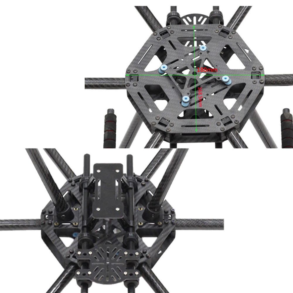 X6-X600  600mm FPV Hexacopter  - Heavy Lift Drone Frame review and price