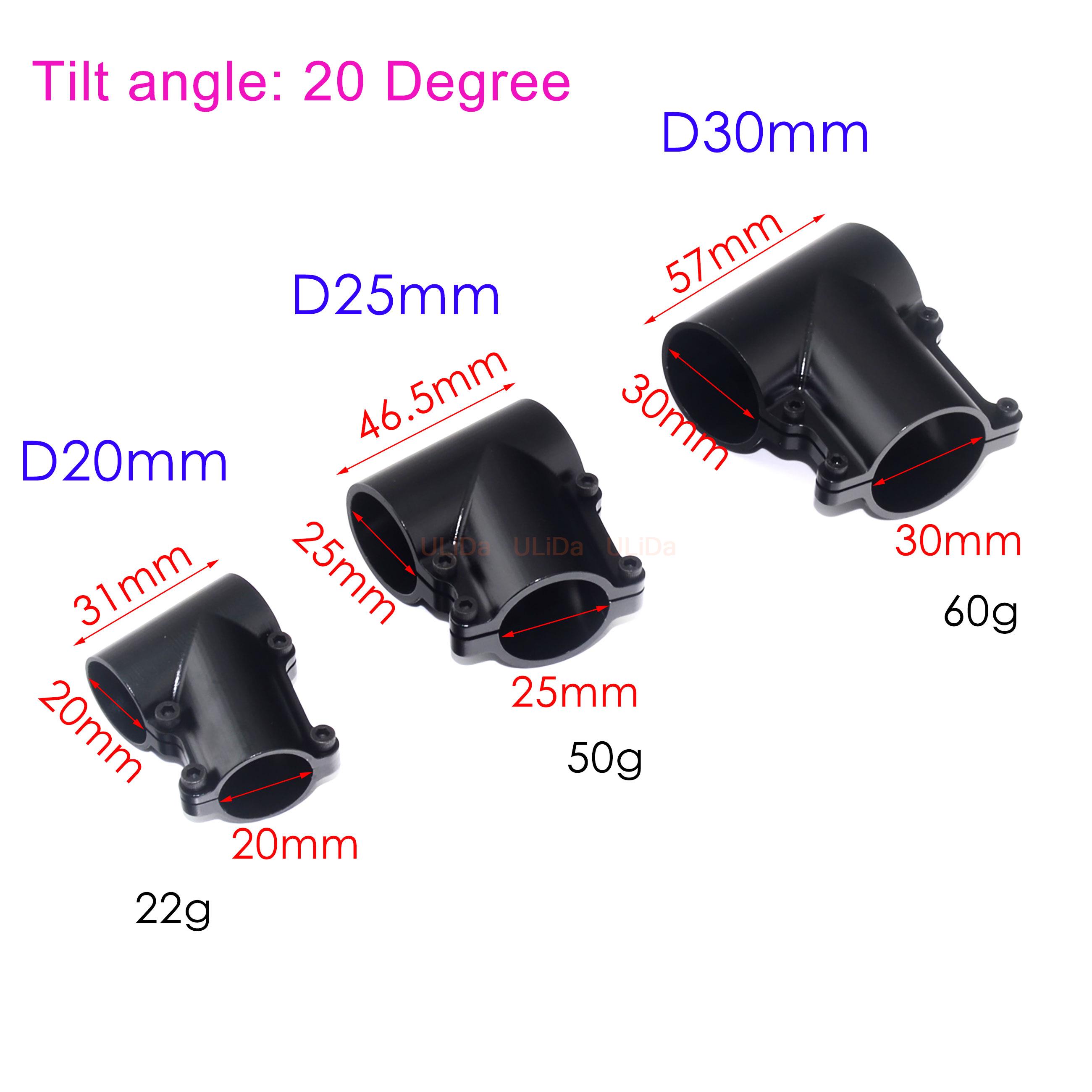 20 25 30mm Tripod Oblique Tee  - Drone Rc Not Connected review and price