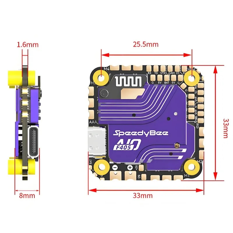 SpeedyBee F405 AIO Flight Cont - Drone Rc Quadcopter Controller review and price
