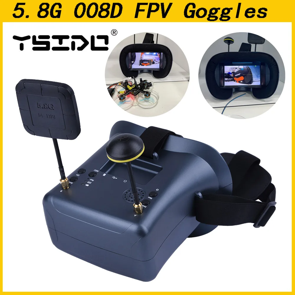 5.8G 40CH 4.3 Inch 800*480 Vid - Fpv Goggles Headset review and price