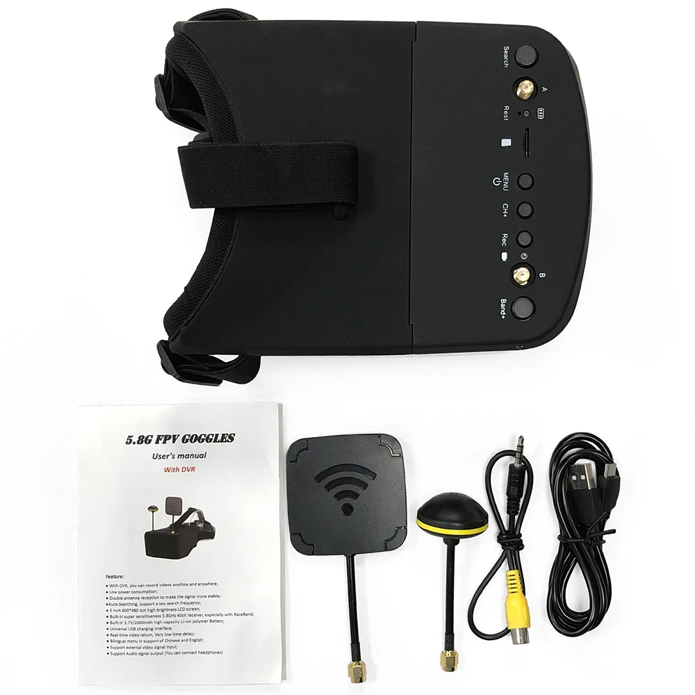 UniFly 9IMOD LS-800D 5.8G 40CH - Fpv Goggles Headset review and price